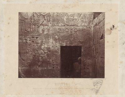 Mand i en døråbning i Ramses III
