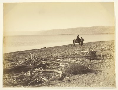 Døde Hav og Judæiske Bjerge. Palæstina Det Døde Hav og Judæas bjerge, Palæstina, 1875 af Félix Bonfils