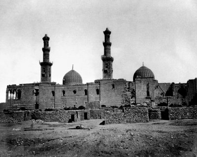 Sultan Barquq-moskeen, Cairo, Egypten, 1878 af Félix Bonfils
