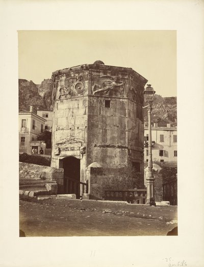 Vindens tårn, Athen af Félix Bonfils