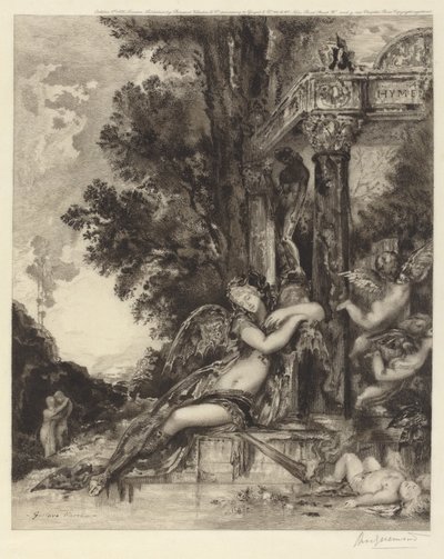 The Goddess Discord [La Discord] af Félix Bracquemond, after Gustave Moreau