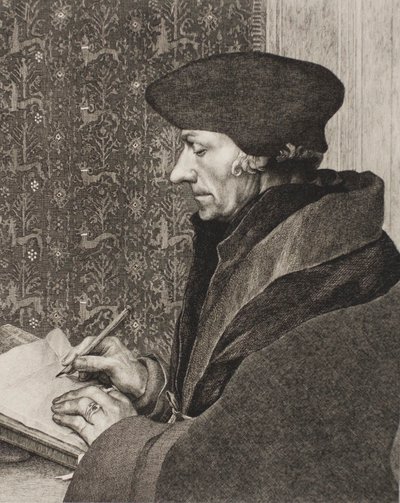 Erasmus af Félix Henri Bracquemond