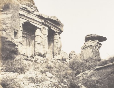 Djebel Selséléh Silsilis, Steles Architecturales Carved In The C..., 1851-52, trykt 1853-54. af Félix Teynard