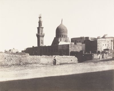 Le Kaire, Nâcéryeh-moskeen, 1851-52, trykt 1853-54. af Félix Teynard