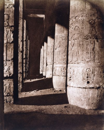 Medinet-Abou af Félix Teynard