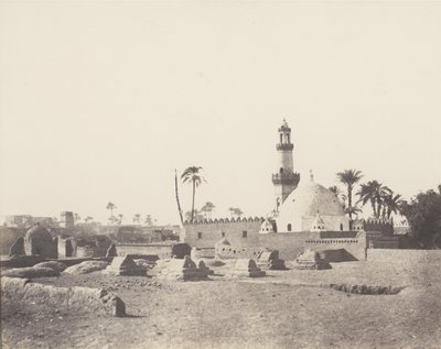 Souâdj, muslimsk kirkegård og Mouràd-Beys grav, 1851-52, trykt 1853-54. af Félix Teynard