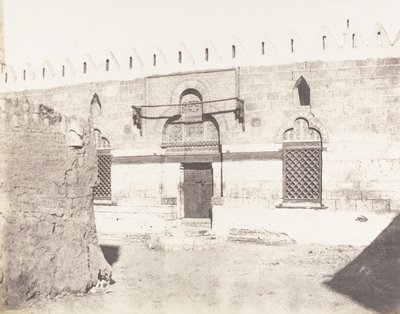 Souâdj, Mouràd-Beys grav - Indgang til moskeen, 1851-52, trykt 1853-54. af Félix Teynard