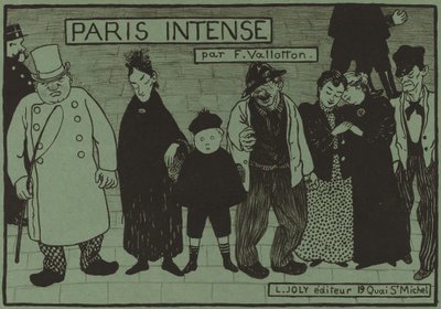 Albumomslag til "Paris Intense" af Félix Vallotton