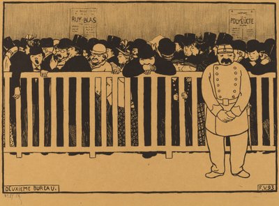Second Office (Box Office) af Félix Vallotton