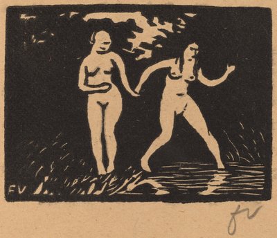 Ind i vandet af Félix Vallotton