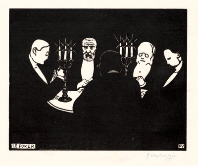 Poker af Félix Vallotton