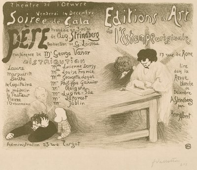 Far: tragedie i 3 akter af aug. Strindberg, 1894. af Félix Vallotton