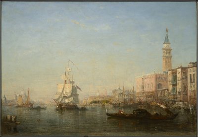 Canal Grande, Venedig af Félix Ziem