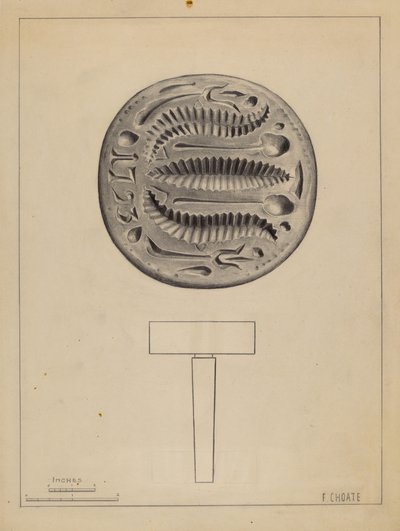 Smørform af Florence Choate