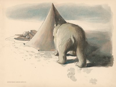 Illustration til The Golliwoggs Polar Adventures af Florence K. Upton
