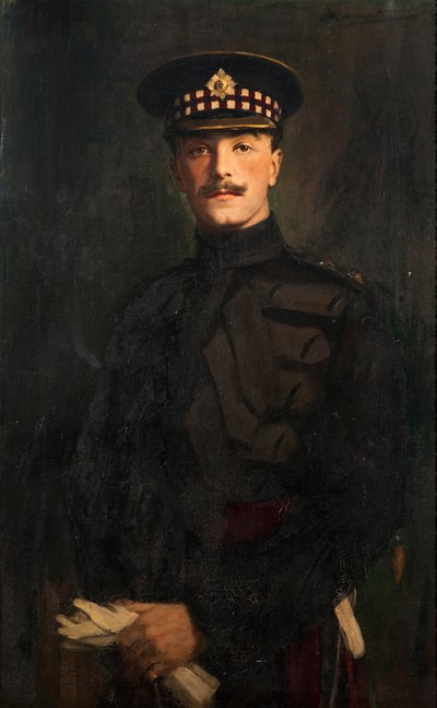 Portræt af kaptajn Sir Edward Hulse, ca. 1910 af Florence K. Upton