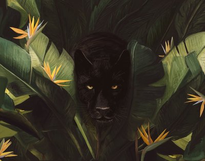 Hej Panther, 2020 (digital) af Florent Bodart