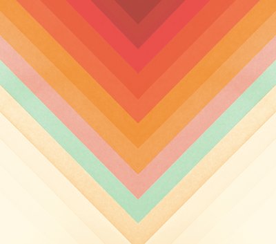 Rainbow Chevrons, 2020 (digital) af Florent Bodart