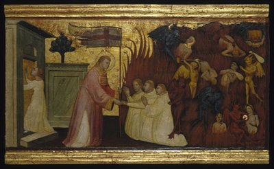 Saint Lawrence befrier sjæle fra skærsilden af Florentine Lorenzo di Niccolò Italian