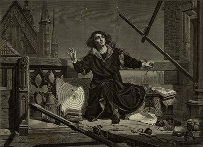 Nicolaus Copernicus efter Jan Matejko, 1874. af Florian Stanislaw Cynk