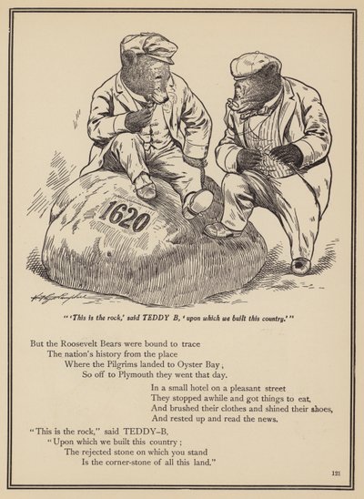 Dette er klippen, sagde Teddy B, som vi byggede dette land på. af Floyd V. Campbell