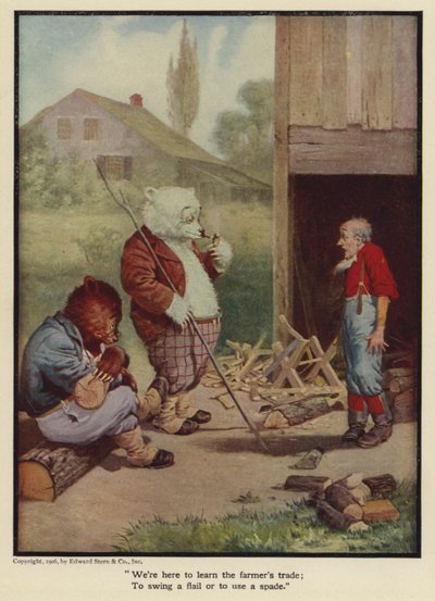 Var her for at lære landmændenes handel; at svinge en slagle eller at bruge en spade. af Floyd V. Campbell
