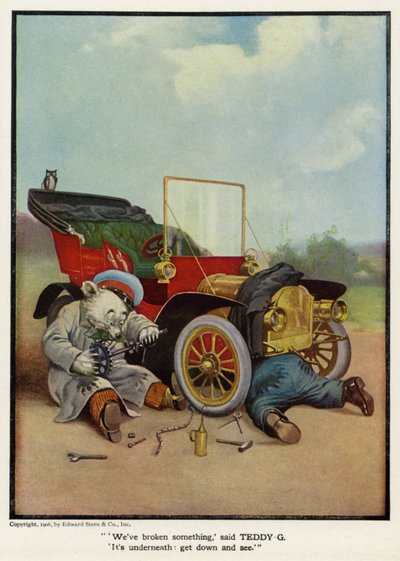 Vi har brudt noget, sagde Teddy - G, det er nedenunder: kom ned og se. af Floyd V. Campbell