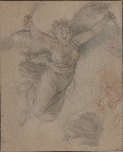 En allegorisk kvindeskikkelse af Follower of Charles Le Brun