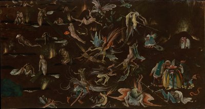 Den sidste dom (fragment), ca. 1530-1540 af Follower of Hieronymus Bosch
