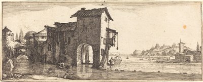 Vandmøllen af Follower of Jacques Callot