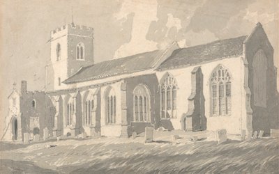 South Side of Catfield Church, Norfolk af Follower of John Sell Cotman
