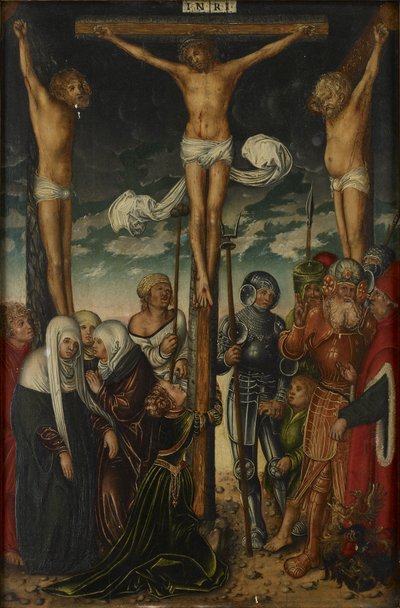 Korsfæstelse af Follower of Lucas Cranach the Elder