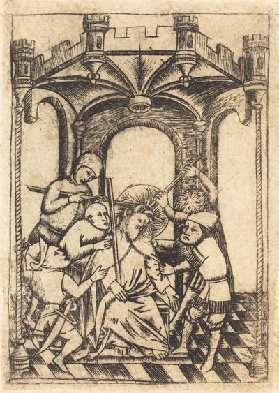 Kroningen med Torne af Follower of Master of the Playing Cards