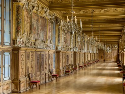 Oversigt over Francois 1er-galleriet (foto) af Fontainebleau School