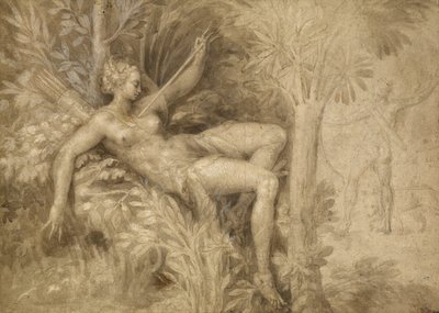 Procris og Cephalus af Fontainebleau School