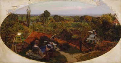 En engelsk efterårsaften af Ford Madox Brown