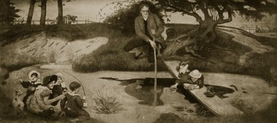Dalton indsamler Marsh Gas, illustration fra "Hutchinson