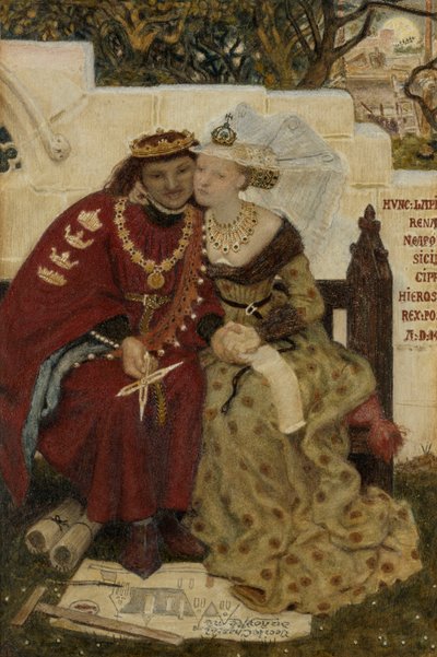 Kong Renes bryllupsrejse af Ford Madox Brown