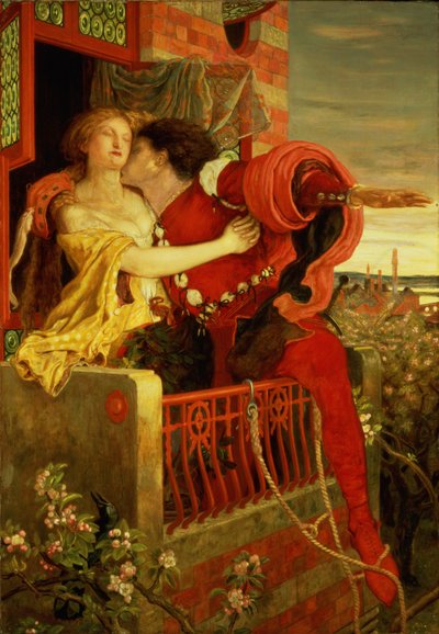 Romeo og Julie af Ford Madox Brown