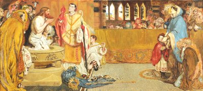 St Edwins dåb, 1879 af Ford Madox Brown