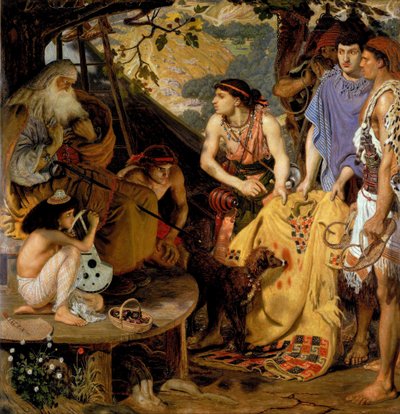 Frakken i mange farver af Ford Madox Brown