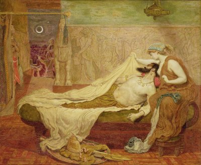 Drømmen om Sardanapalus af Ford Madox Brown
