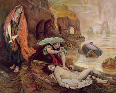 Fundet af Don Juan af Haidee, 1878 af Ford Madox Brown