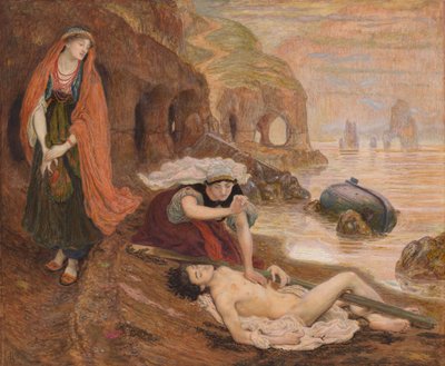 Fundet af Don Juan af Haidée af Ford Madox Brown