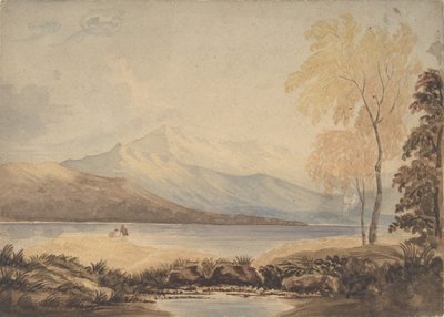 Lakeland Landscape, begyndelsen af det 19. århundrede. af Formerly attributed to Copley Fielding.
