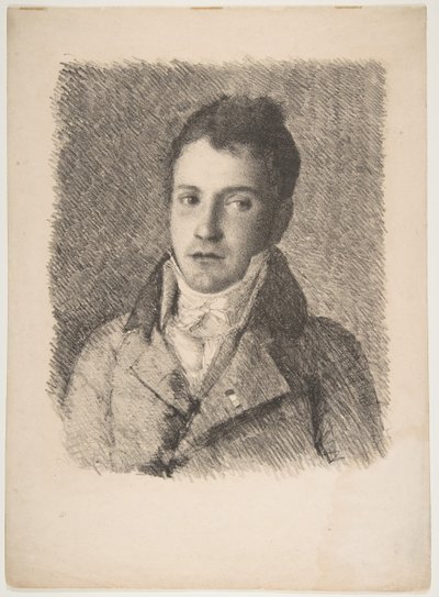 Portræt af en ung mand, ca. 1820. af Formerly attributed to Goya