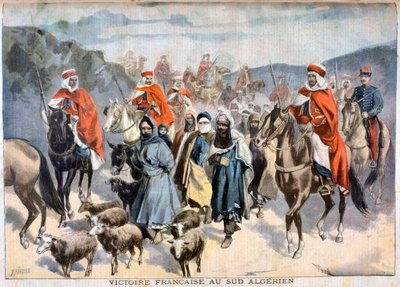 Fransk sejr i det sydlige Algeriet, 1897 af Fortuné Méaulle