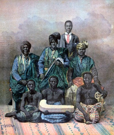 Kong Behanzin af Dahomey, 1893 af Fortuné Méaulle