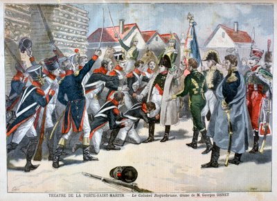 Le Colonel Roquebrune, et drama af Georges Ohnet, 1897 af Fortuné Méaulle