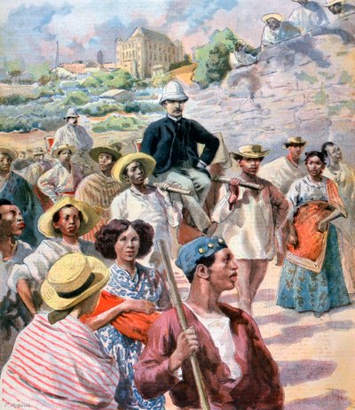 M le Myre de Vilers i Madagaskar, 1894 af Fortuné Méaulle